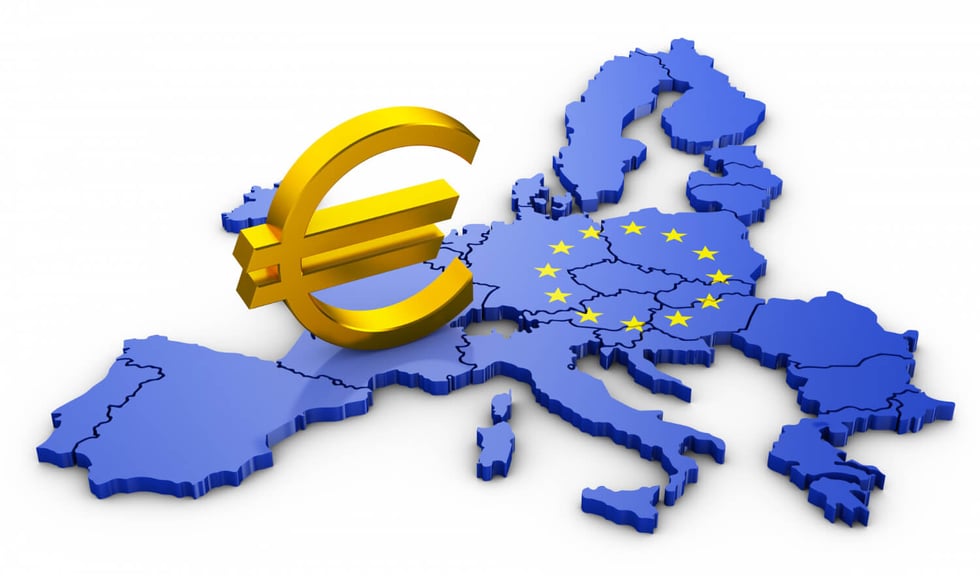 euro-sign-eu-map-3d-rendering