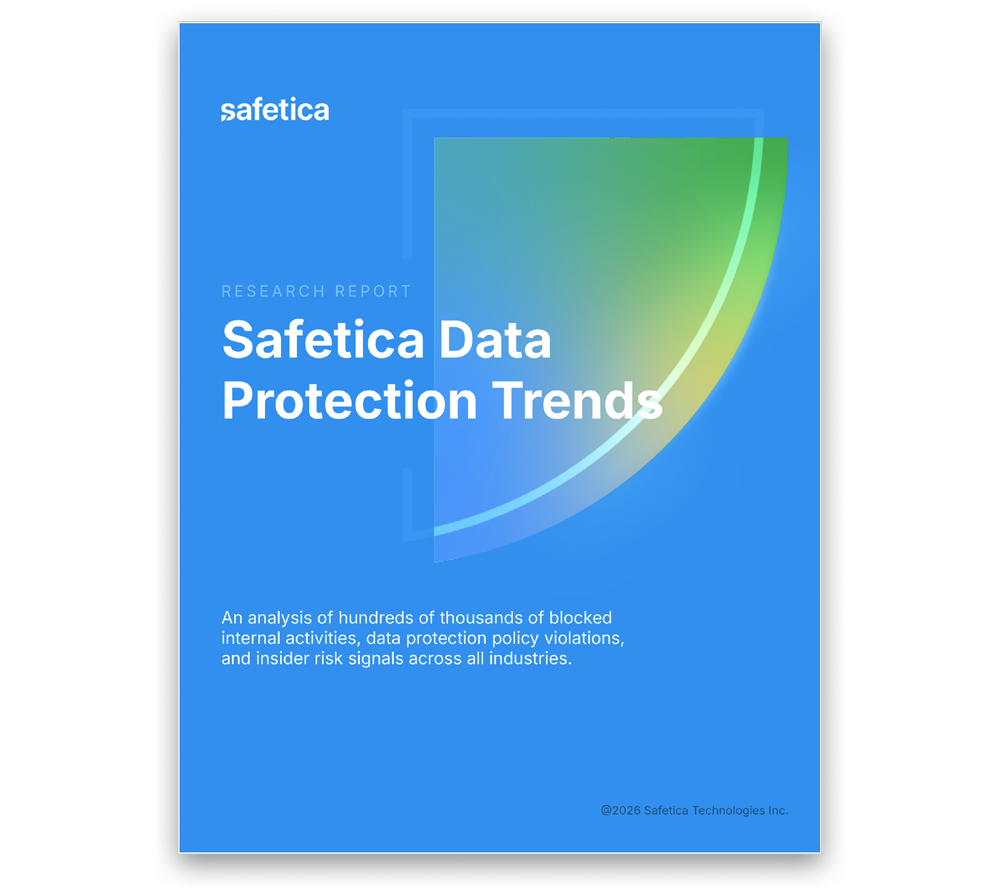 Safetica Data Protection Trends Report Cover Safetica Data Protection Trends Report Cover